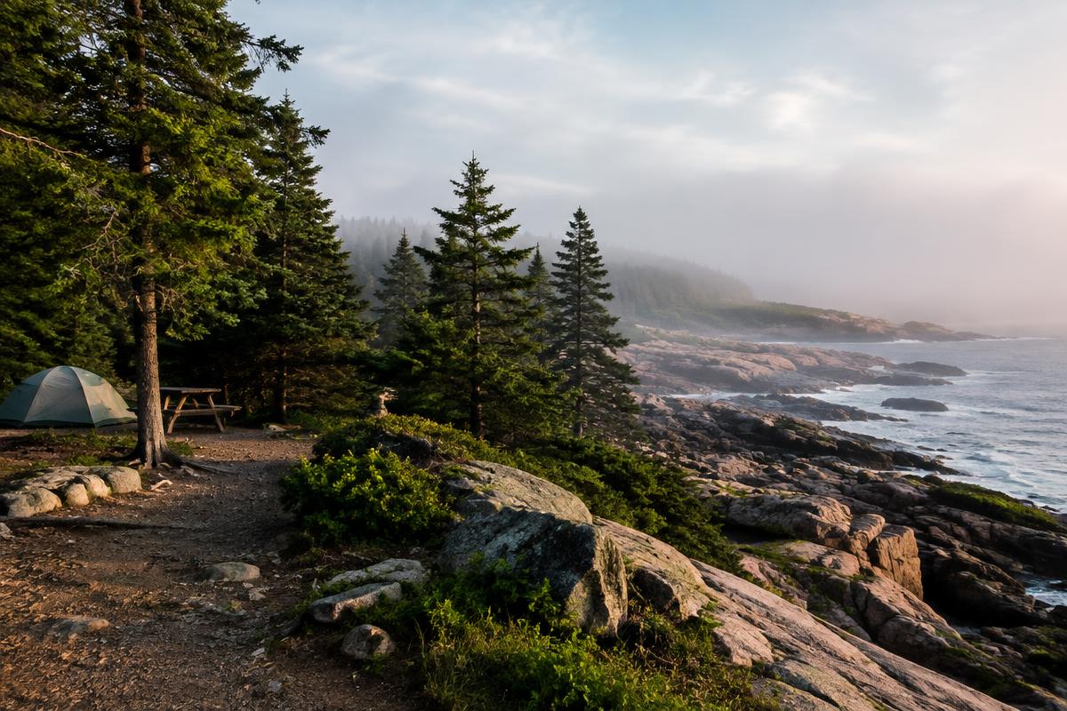 Blackwoods Campground in Acadia NP