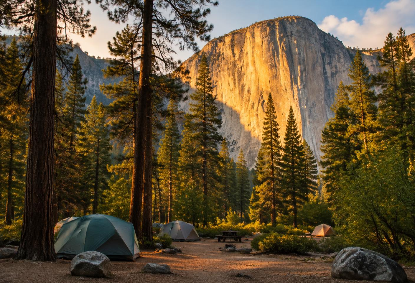 Yosemite Valley Pines in Yosemite NP